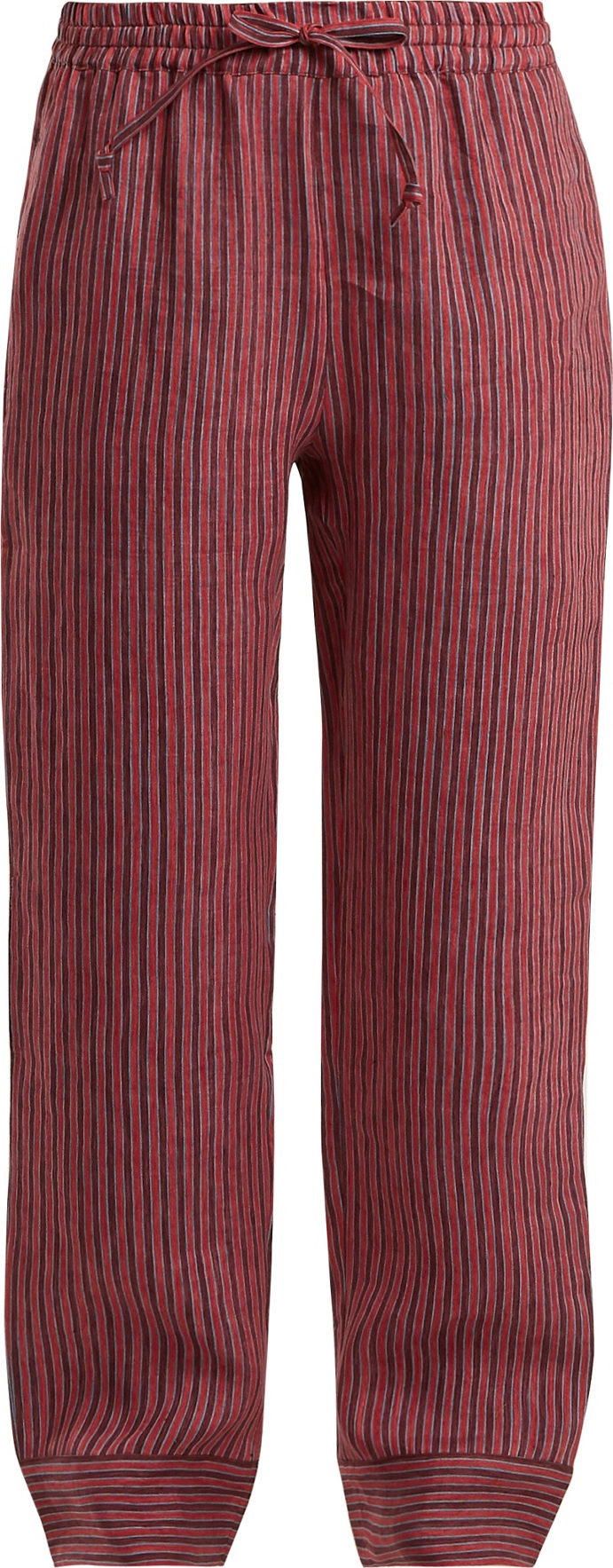 Acne Studios Maseline Sketch striped linen-blend trousers