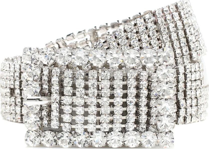 Alessandra Rich Crystal belt