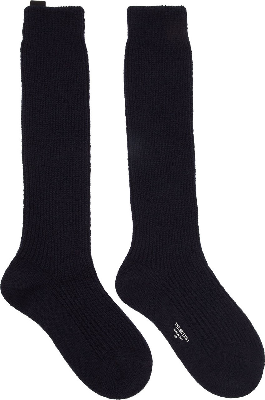 Valentino Navy Valentino Garavani Undercover Edition Socks