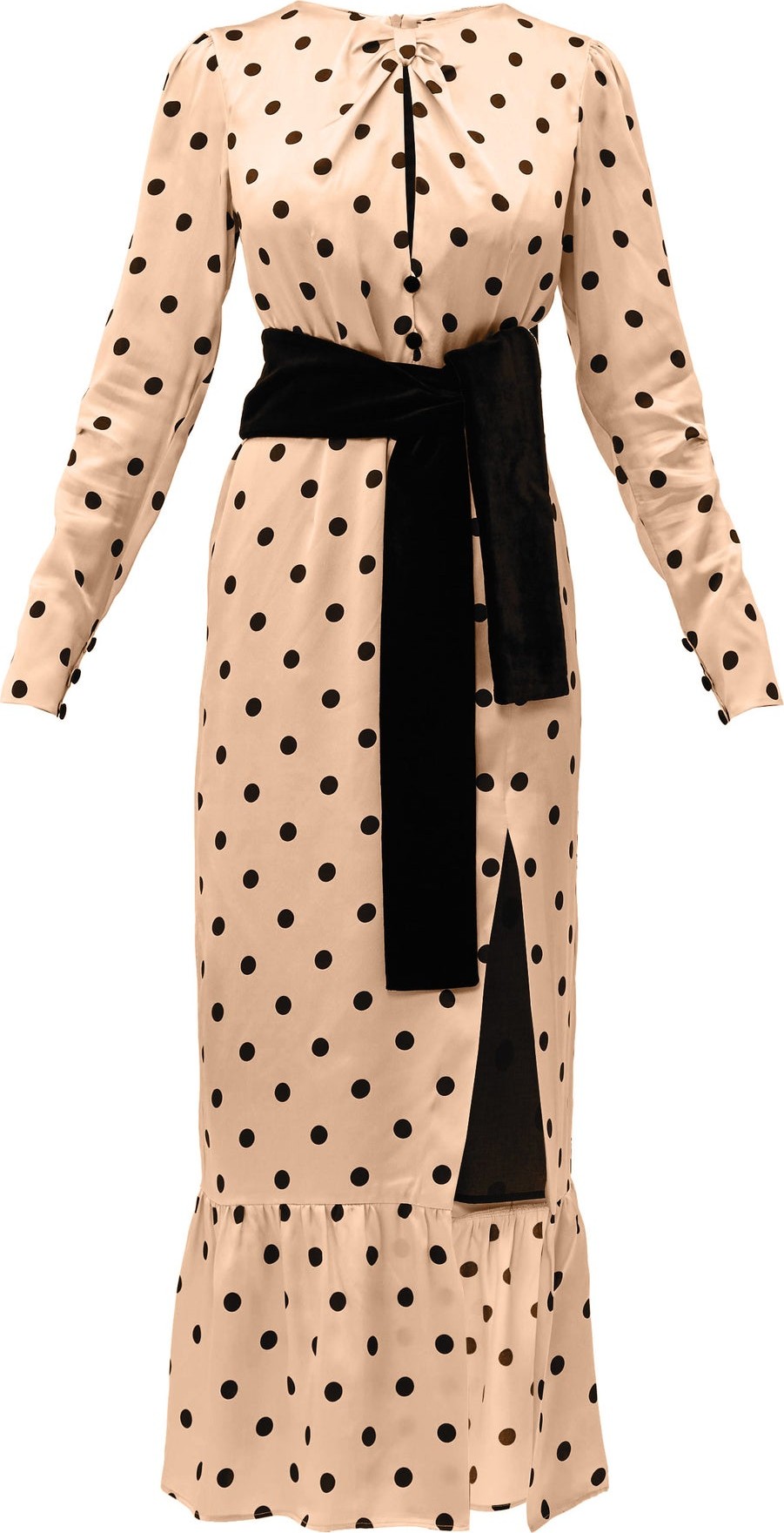 Raquel Diniz Teresa polka dot-print silk dress