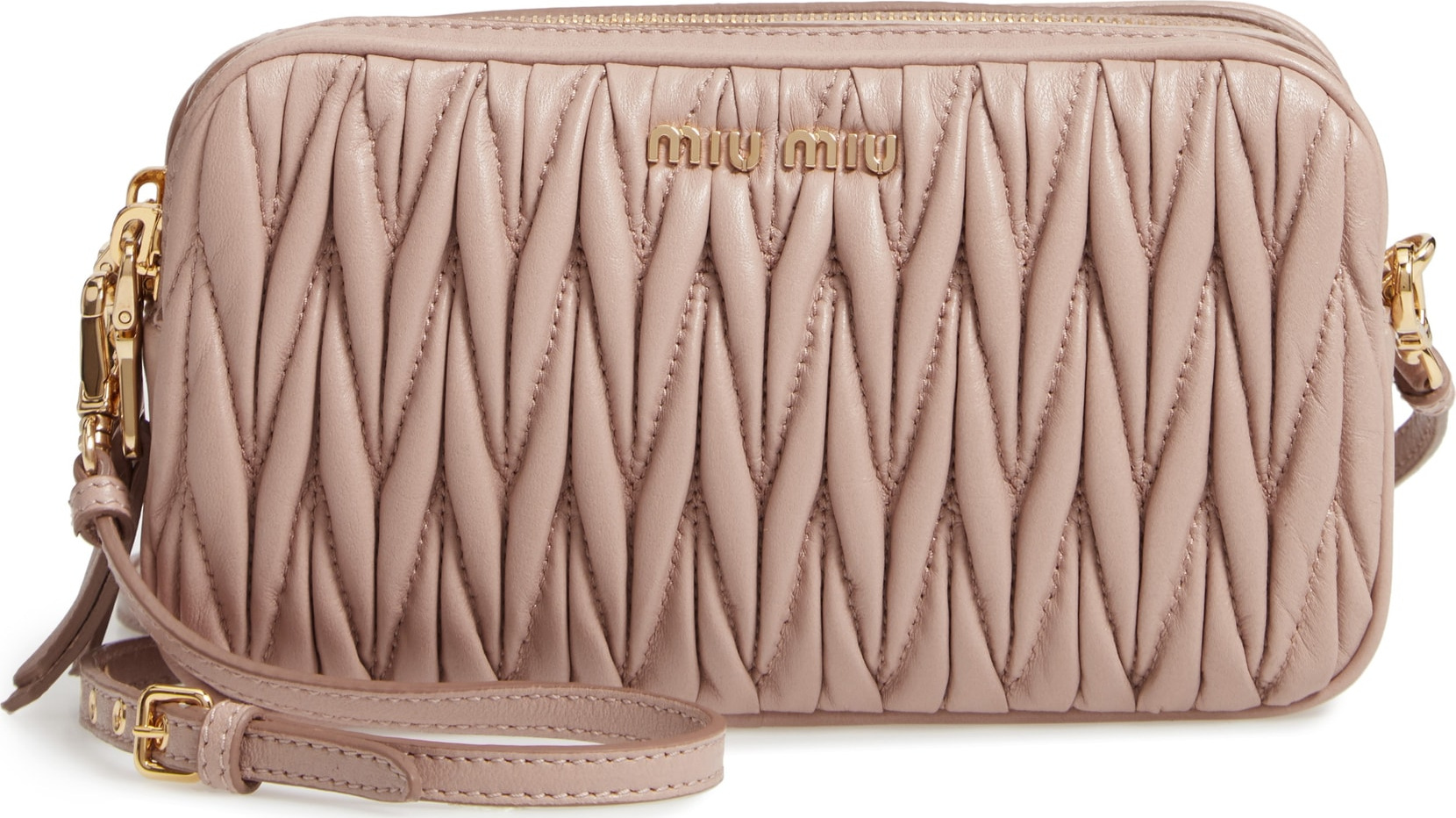 Miu Miu Matelassé Leather Crossbody Bag