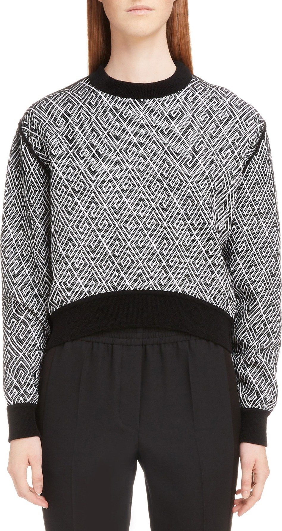 Givenchy Logo Pattern Sweater