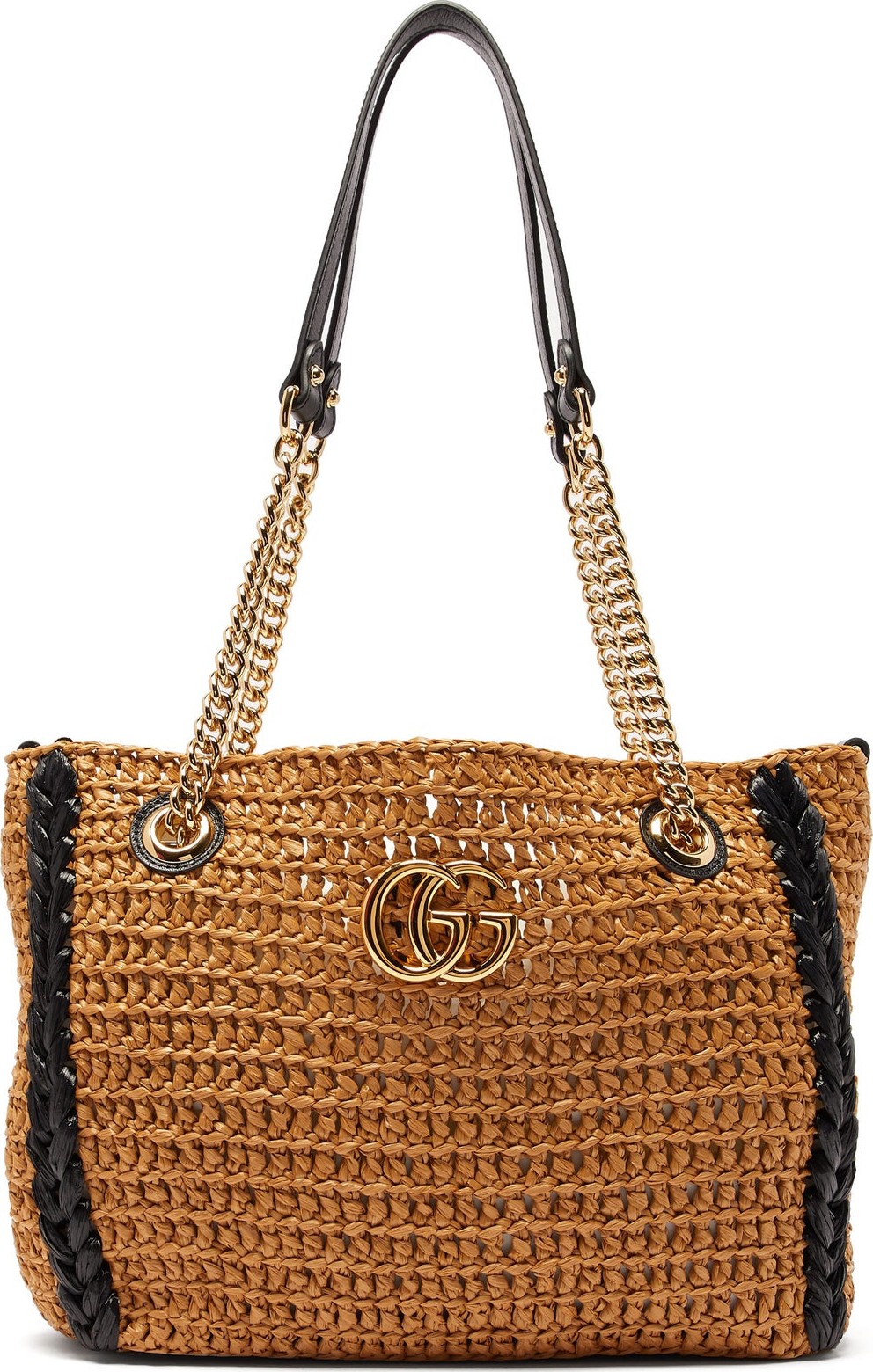 Gucci GG Marmont woven shoulder bag