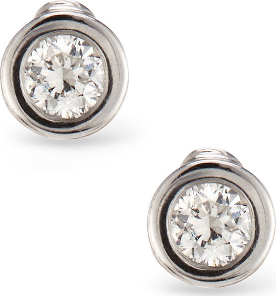 Roberto Coin 18k Gold Diamond Stud Earrings