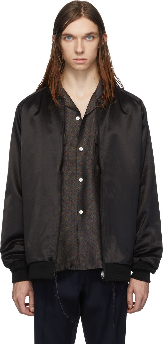 Needles Reversible Black Rib Collar Jacket