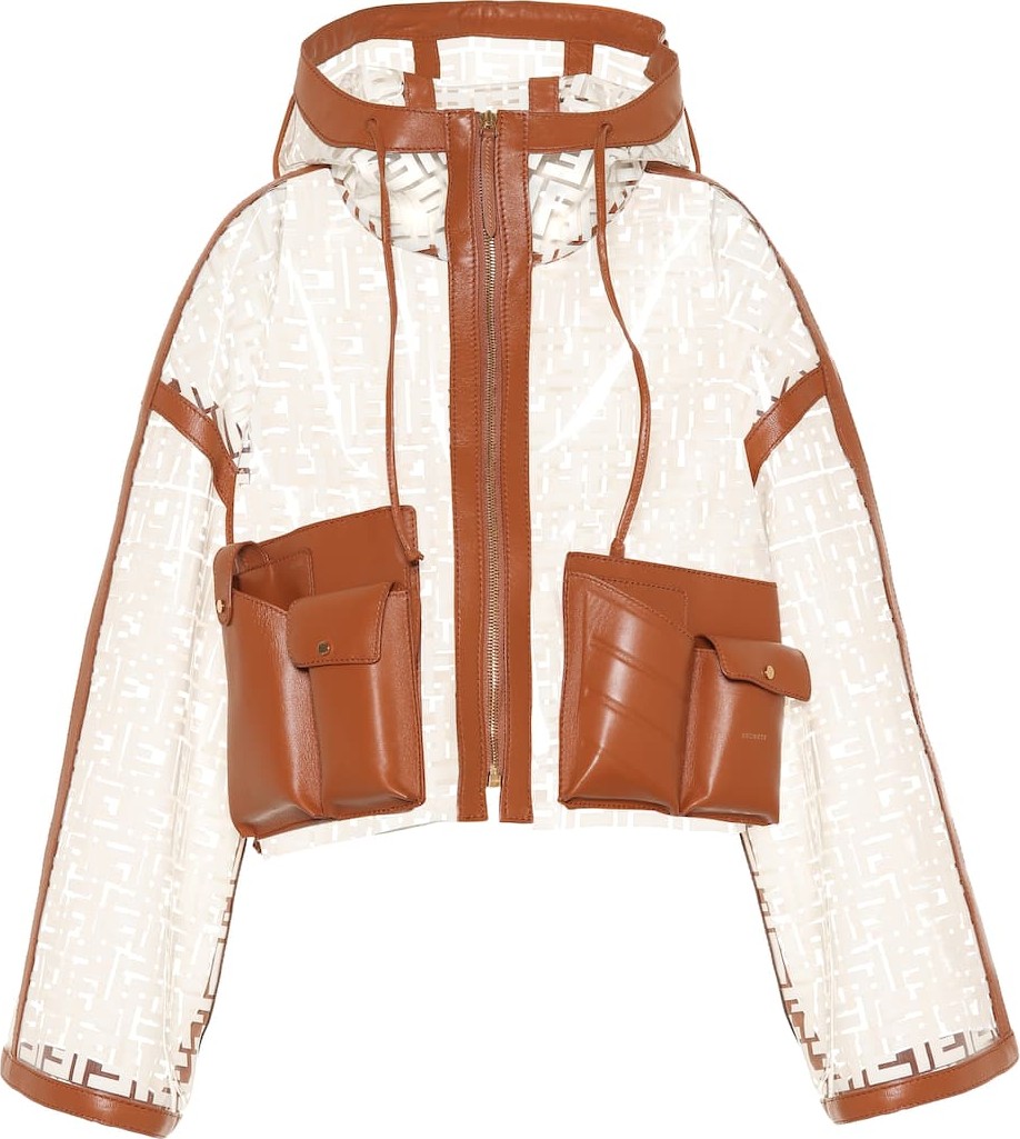Fendi FF translucent jacket