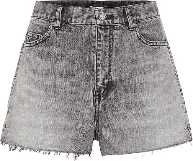 Saint Laurent Denim mini shorts