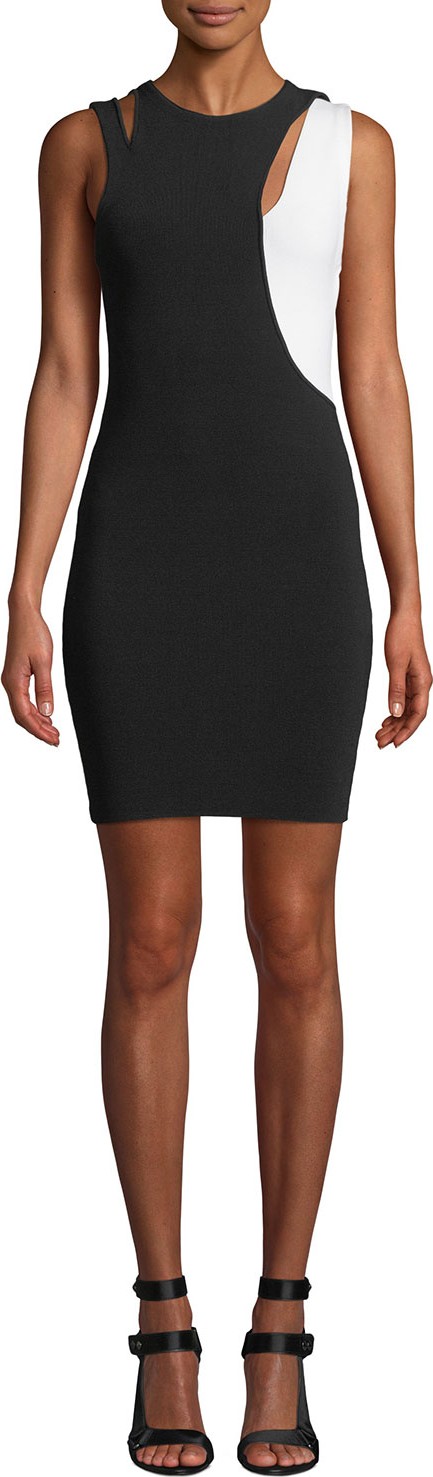 Alice + Olivia Karla Cutout Sleeveless Dress