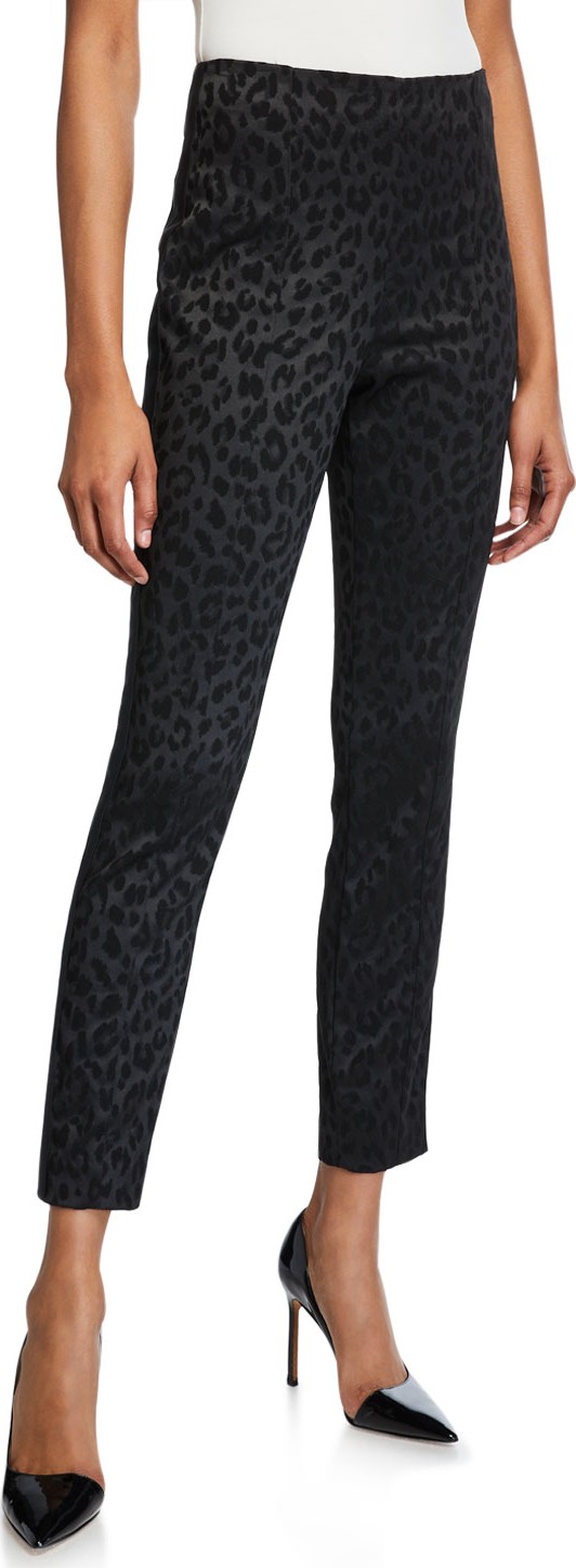 Veronica Beard Honolulu Leopard Print Pants