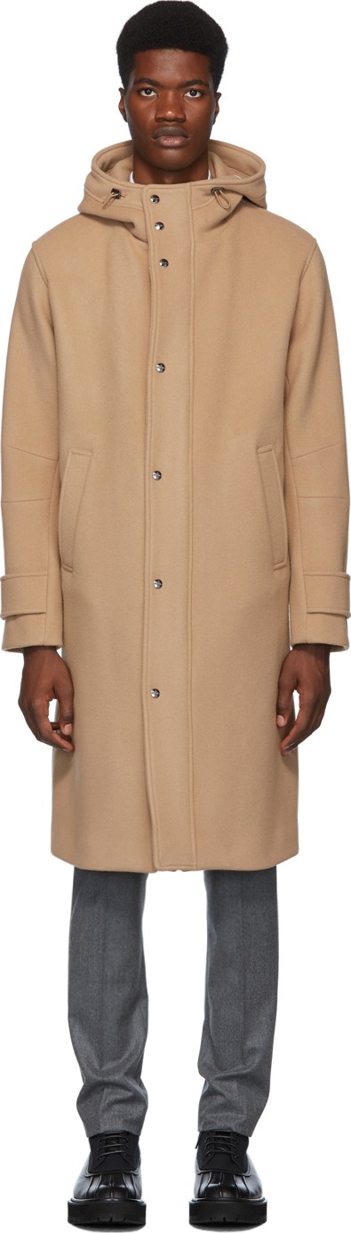 Herno Tan Long Duffel Coat