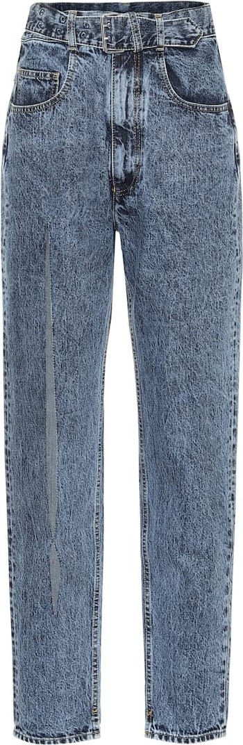Maison Margiela Ripped high-rise jeans