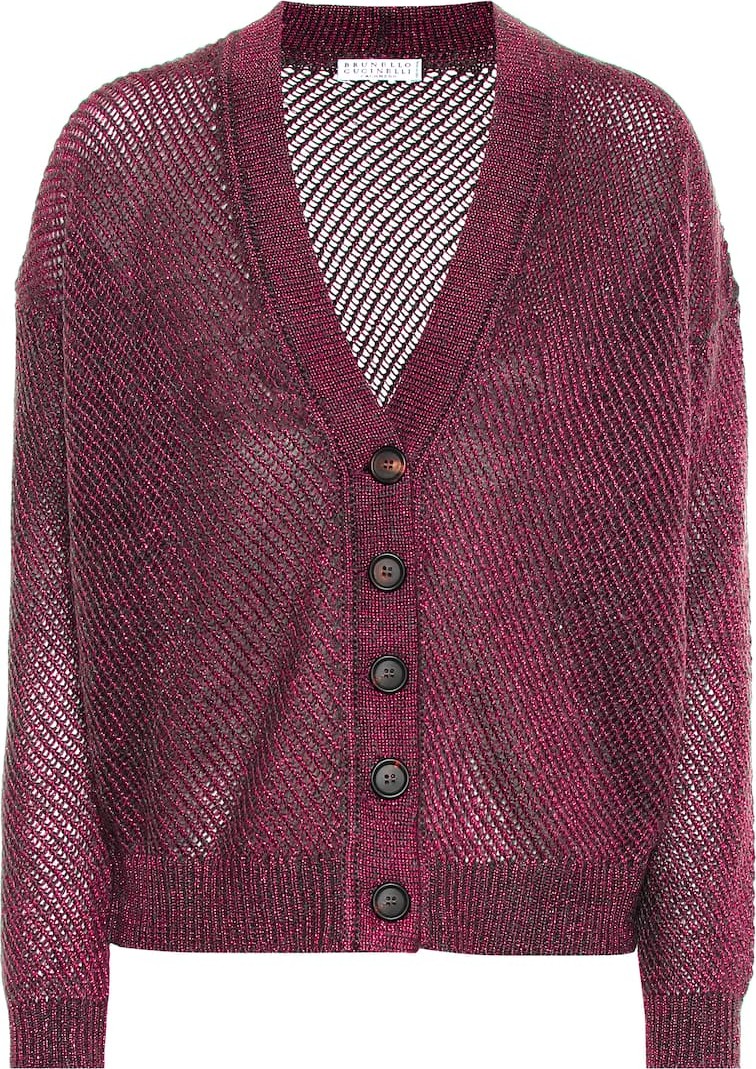 Brunello Cucinelli Mohair and wool-blend cardigan