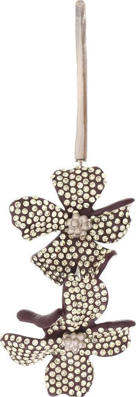 Acne Studios Embellished flower single earring