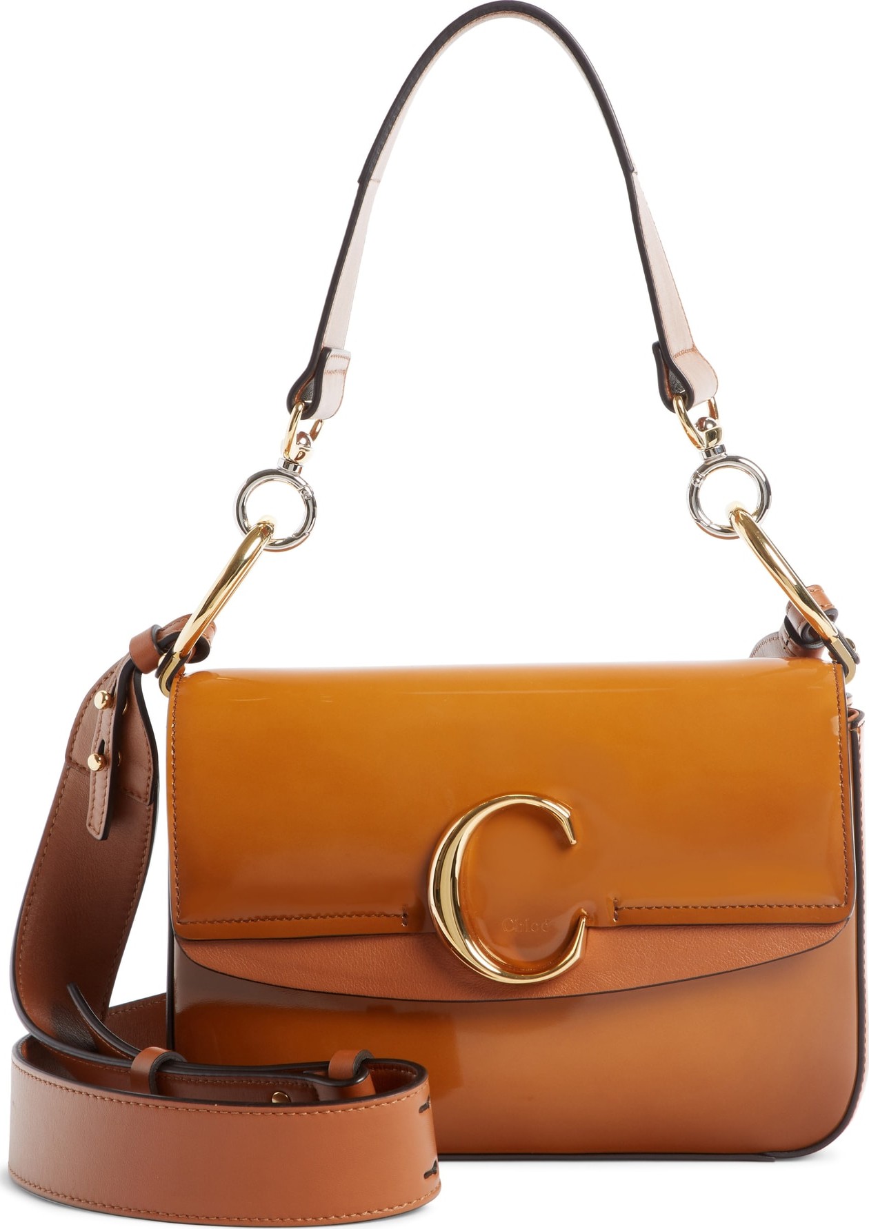 Chloe Patent Leather Shoulder Bag
