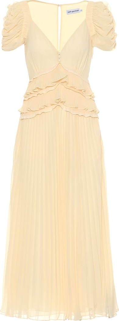 Self Portrait Chiffon midi dress