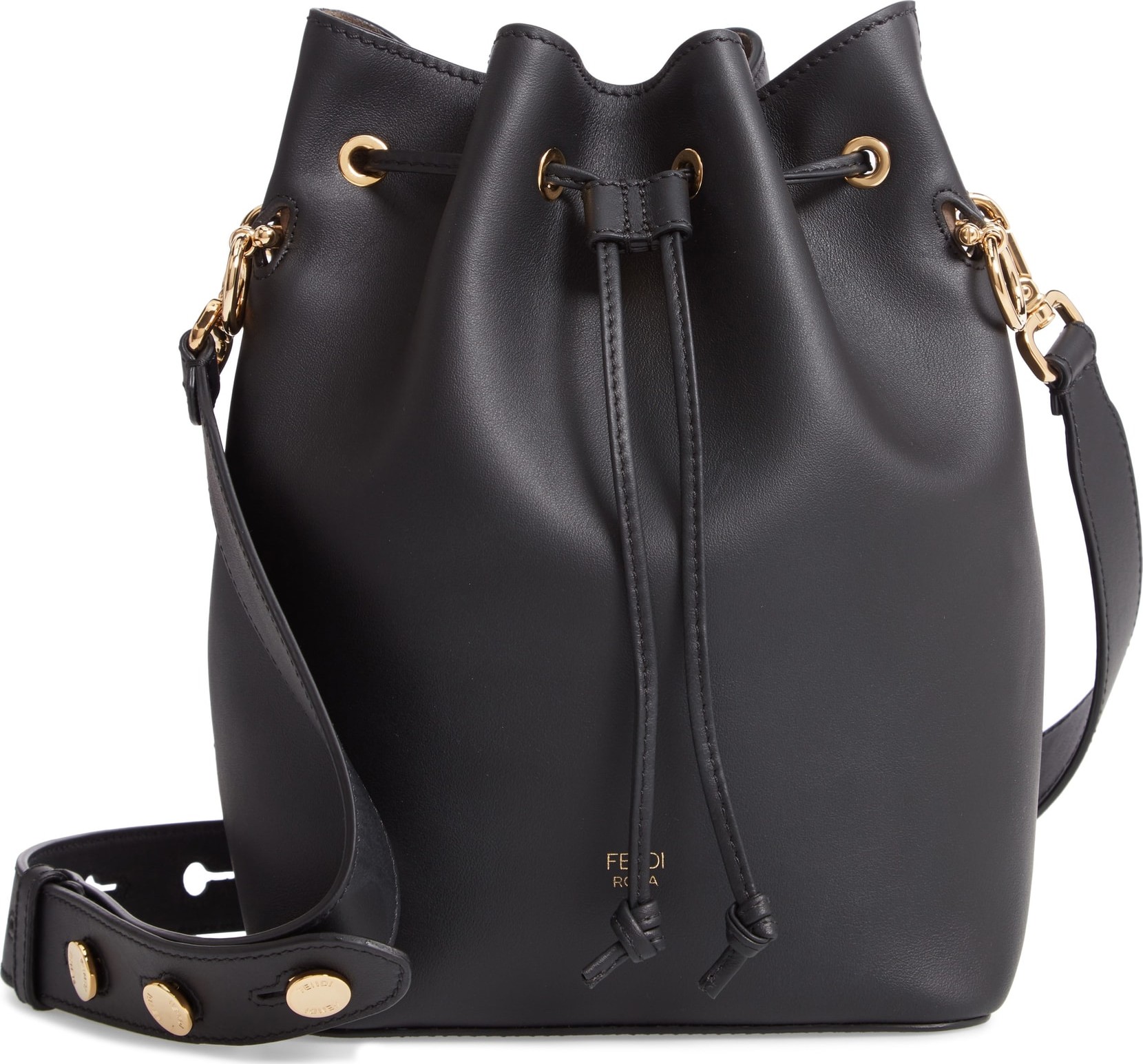 Fendi Mon Tresor Logo Bucket Bag