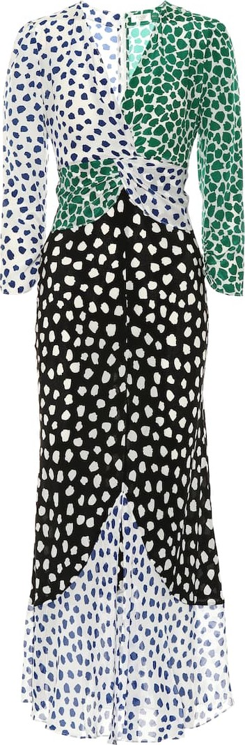 RIXO LONDON Chelsea silk dress