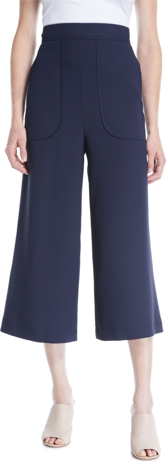See By Chloé Cropped Wide-Leg Pants