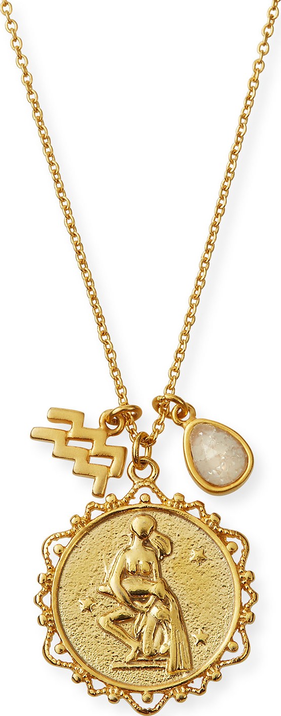 Tai Zodiac Charm Necklace w/ Moonstone