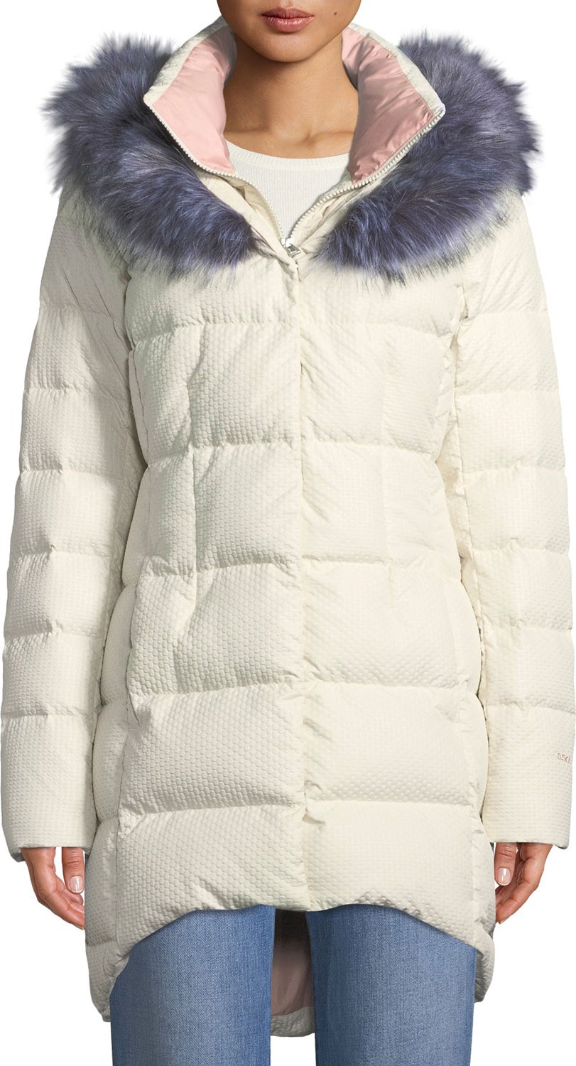 The North Face Hey Mama Parka Puffer Coat w/ Removable Faux-Fur Trim