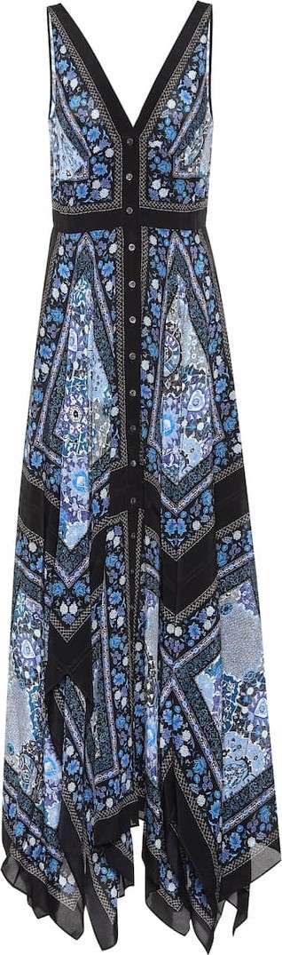 Altuzarra Duel printed silk maxi dress