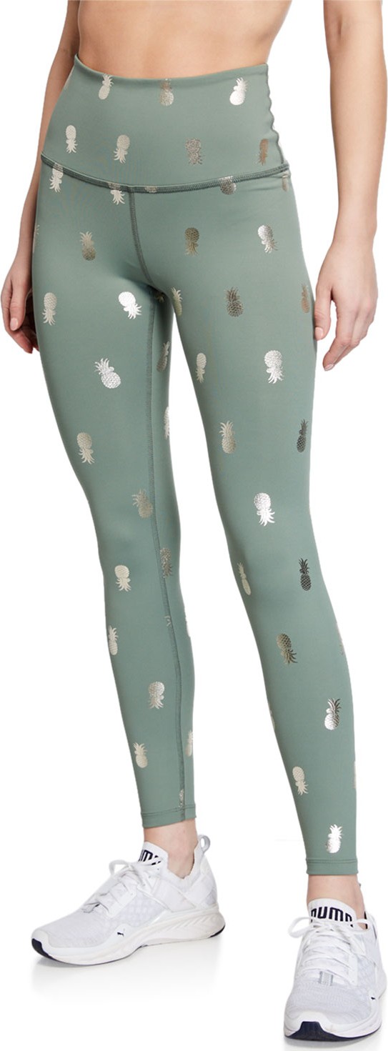 Beyond Yoga Pineapple High-Waist Midi Leggings