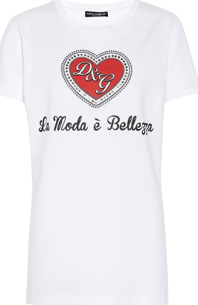 Dolce & Gabbana Printed cotton T-shirt