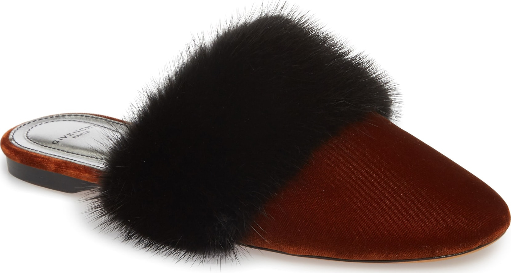 Givenchy Bedford Genuine Mink Fur Mule