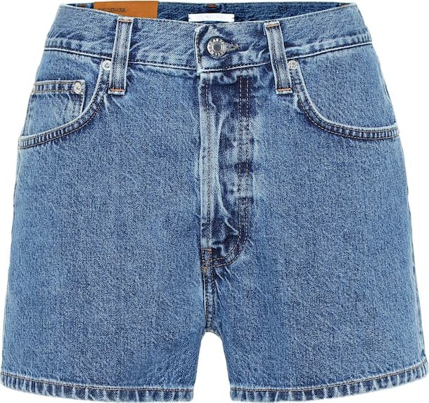 Helmut Lang High-rise denim shorts