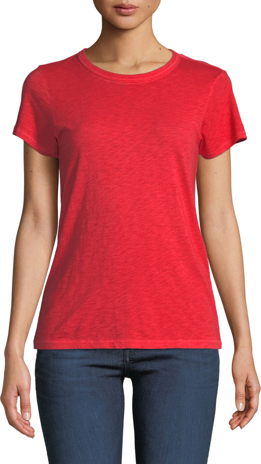 Rag & Bone Crewneck Cotton Short-Sleeve Tee