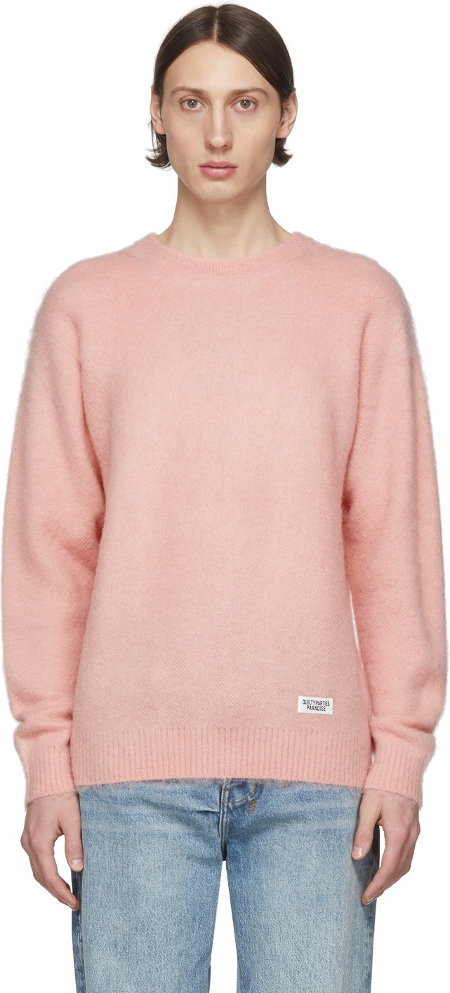 Wacko Maria Pink Mohair Sweater