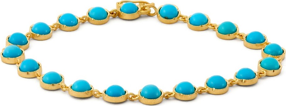 Irene Neuwirth 18kt gold & turquoise bracelet