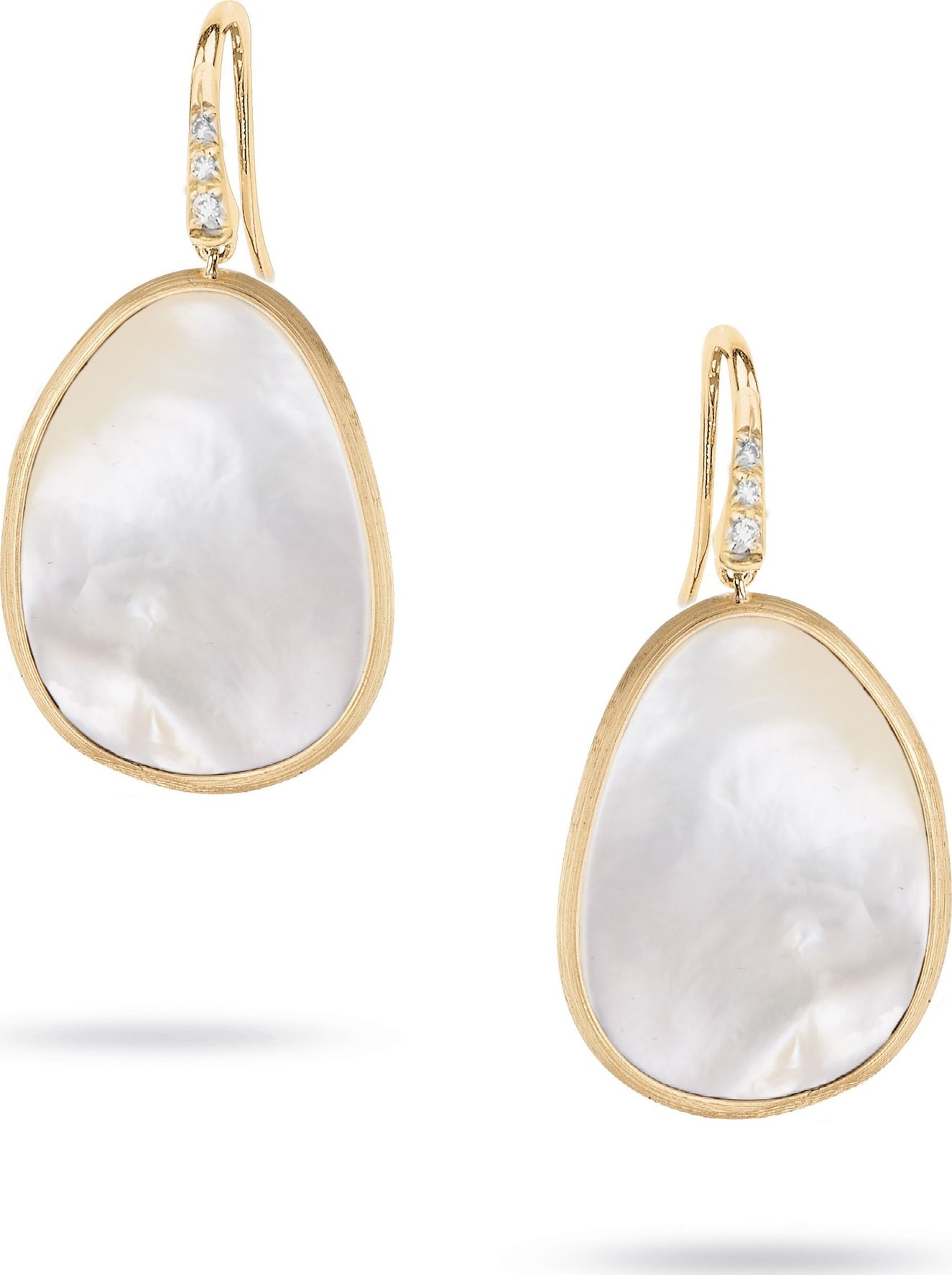 Marco Bicego Lunaria Mother of Pearl Drop Earrings