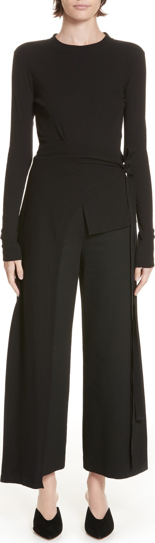 Rosetta Getty Apron Wrap Top