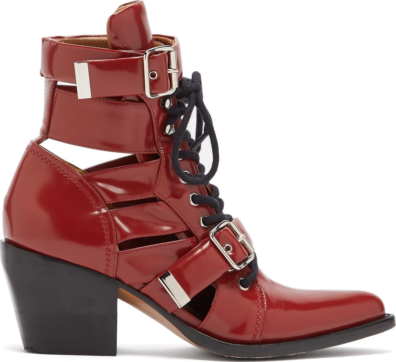 Chloe Rylee leather ankle boots