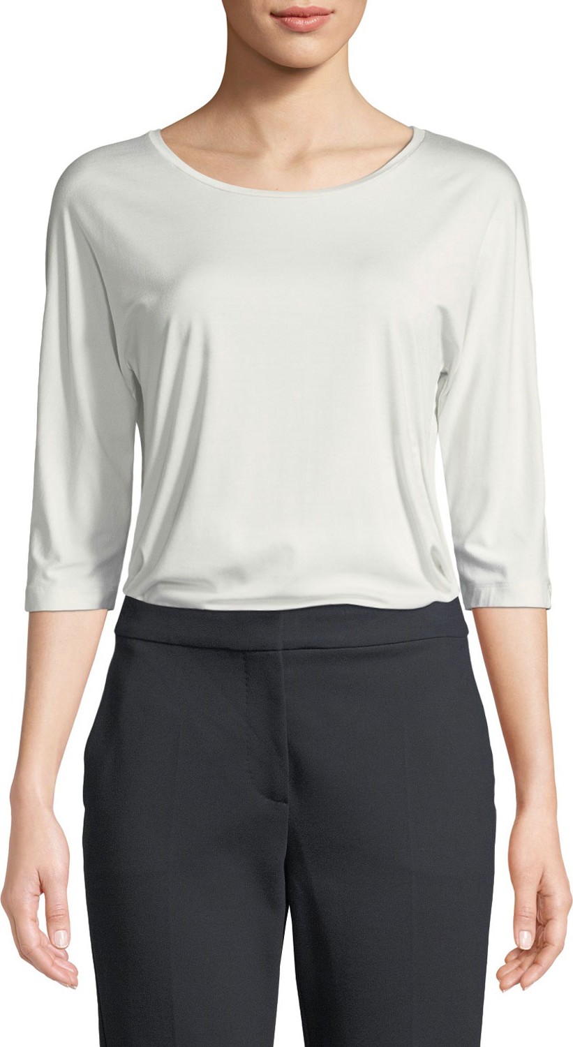 Max Mara 3/4-Sleeve Jersey Top