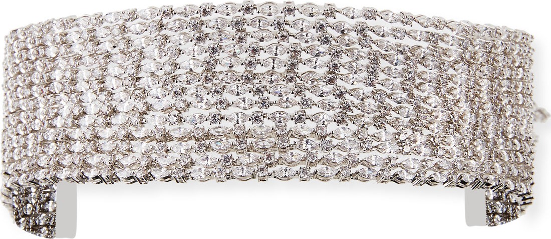 Fallon Marquis Stacked Choker Necklace