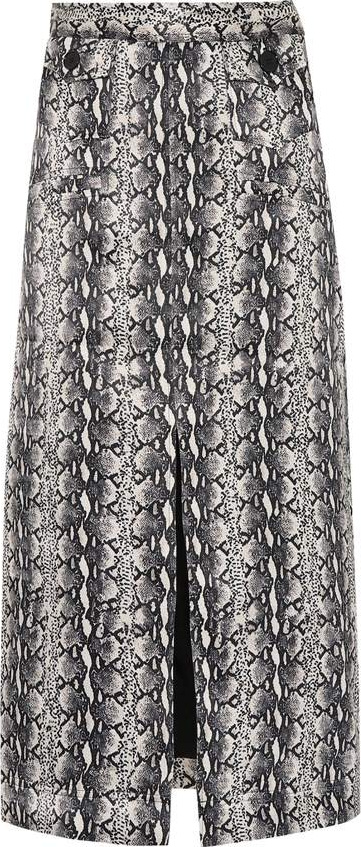 Alexachung Snake-printed skirt