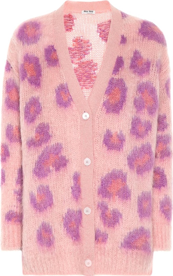 Miu Miu Mohair-blend cardigan