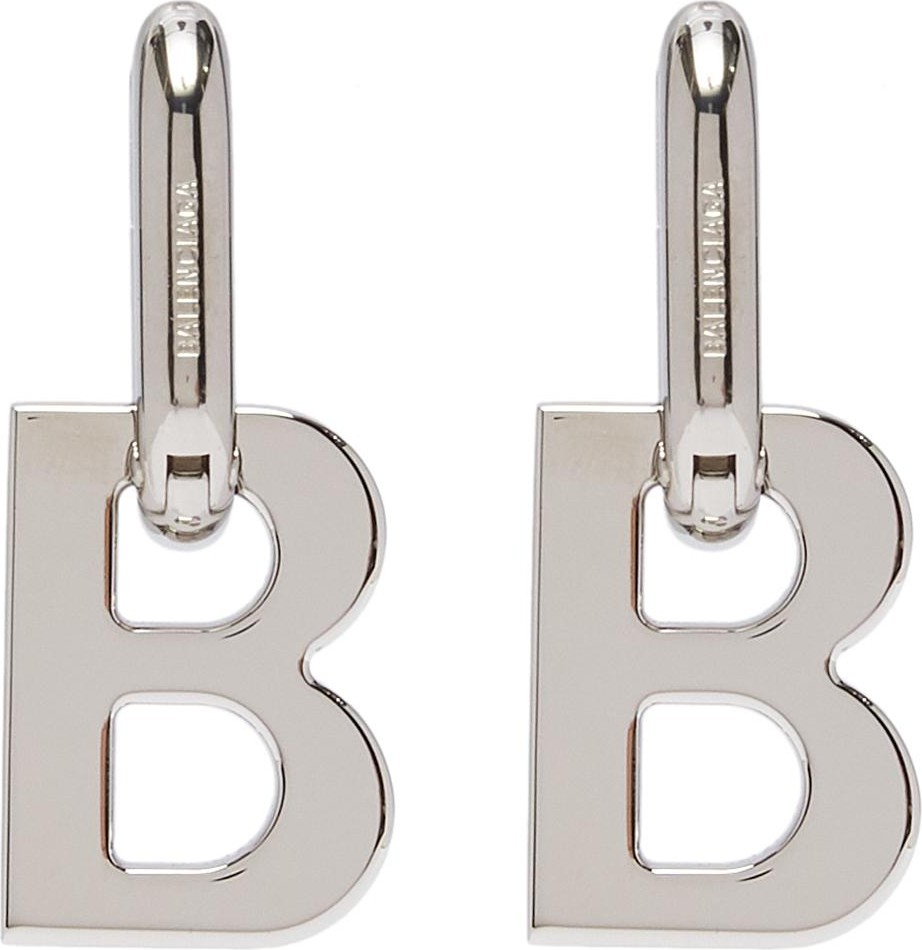 Balenciaga XL single B earring