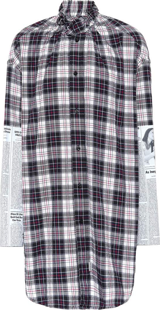 Balenciaga Checked cotton shirt