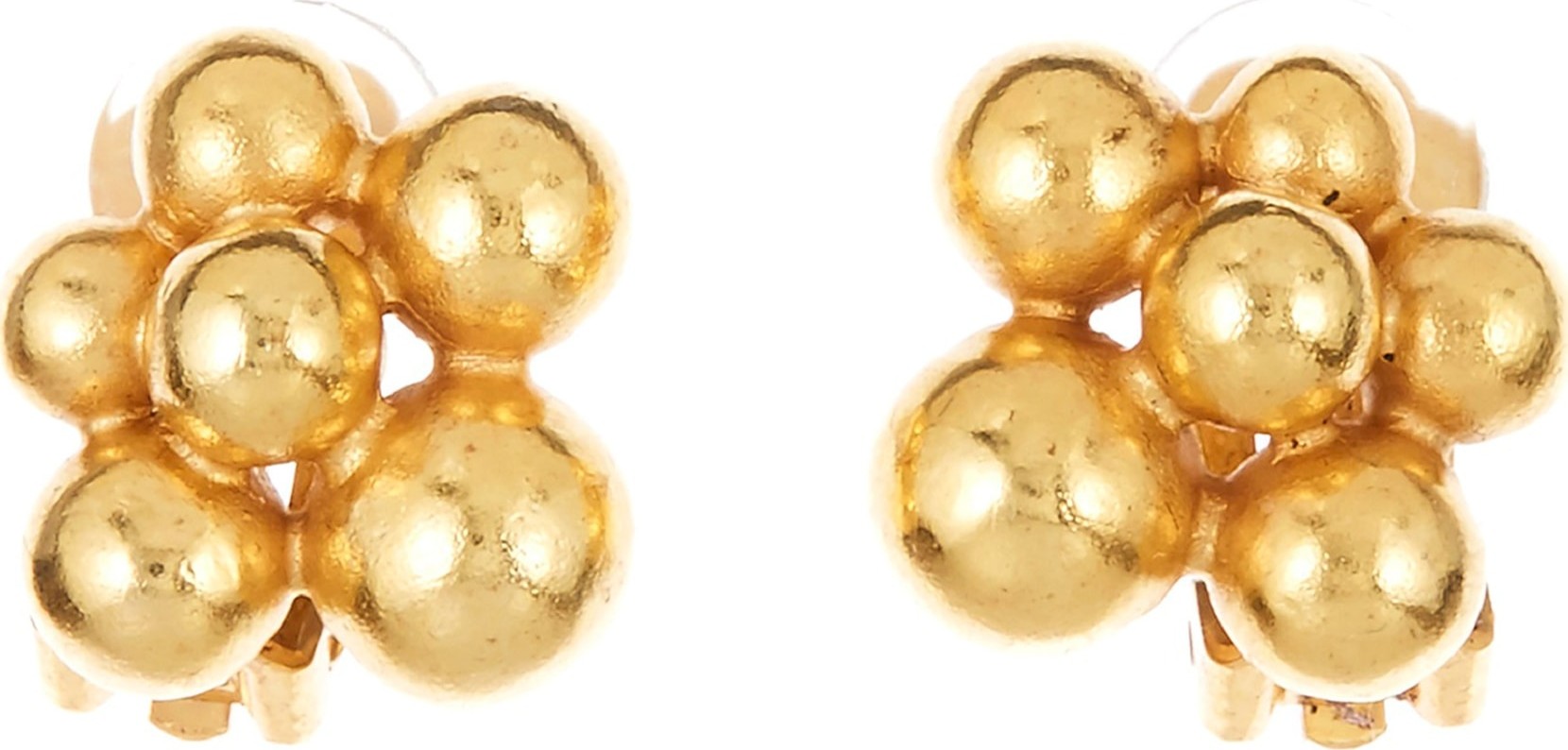 Oscar De La Renta Runway Mimosa Clip-On Earrings