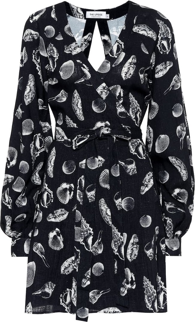 The Upside Kate shell-print minidress