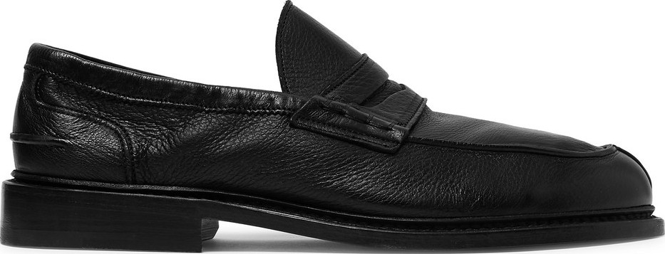 Tricker's Adam Pebble-Grain Leather Penny Loafers