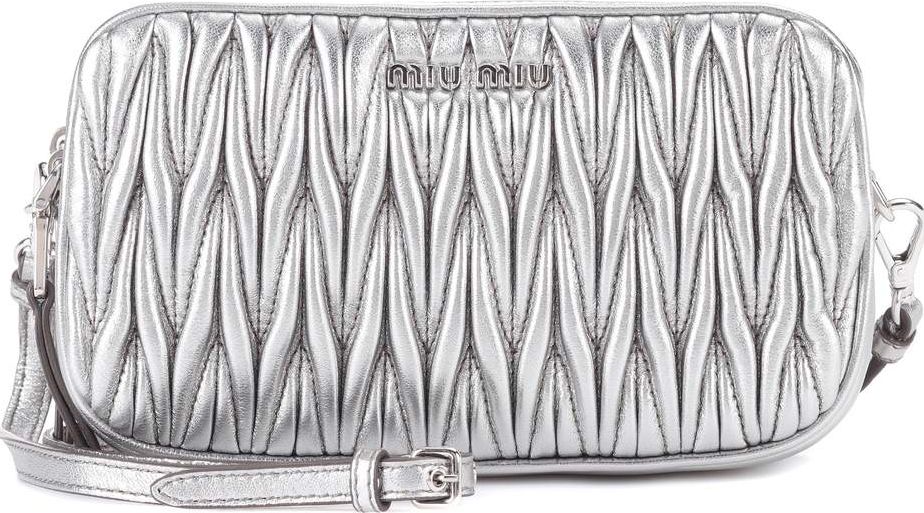 Miu Miu Matelassé leather shoulder bag