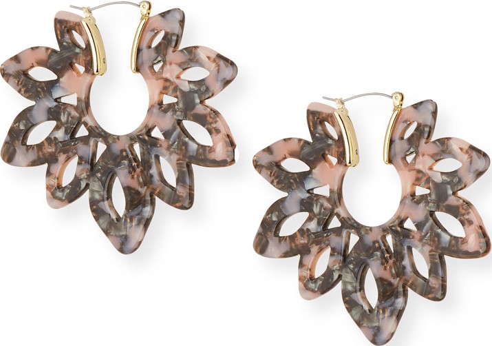 BAUBLEBAR Rita Resin Hoop Earrings