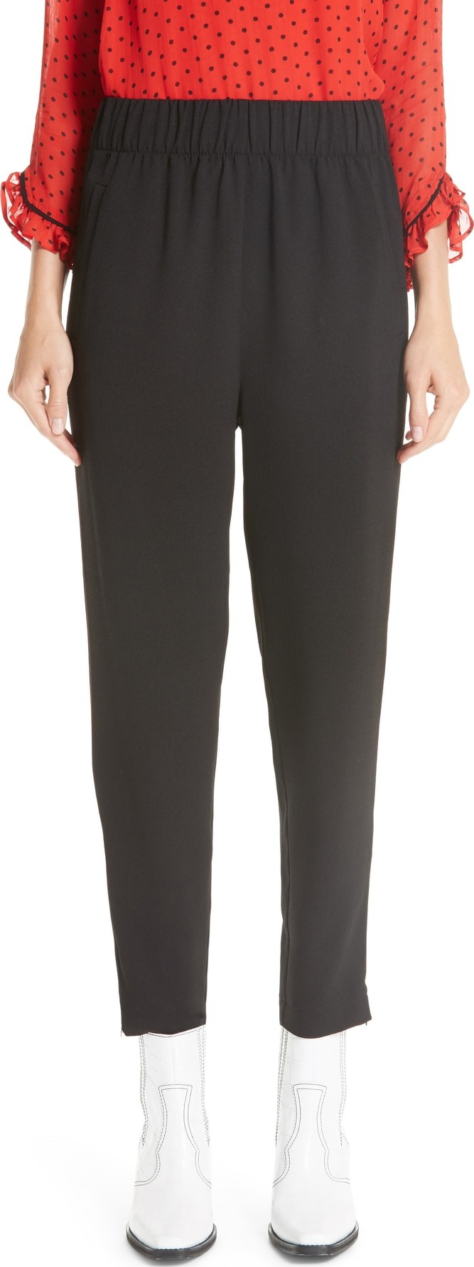 Ganni Clark Crepe Pants