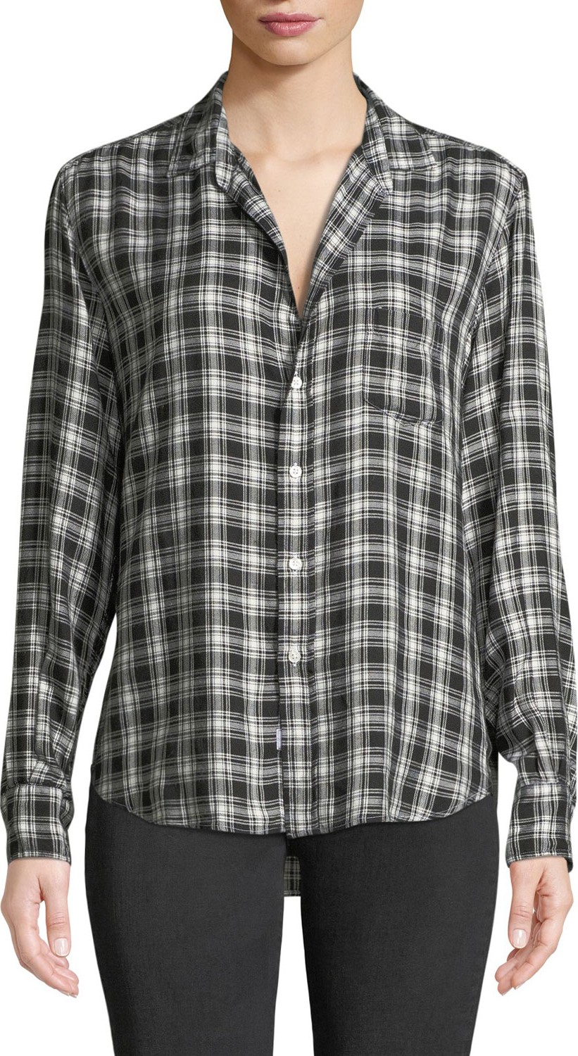 Frank & Eileen Eileen Long-Sleeve Plaid Button-Front Shirt