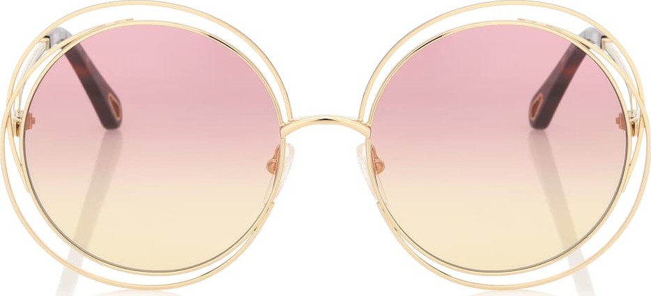 Chloe Carlina round sunglasses