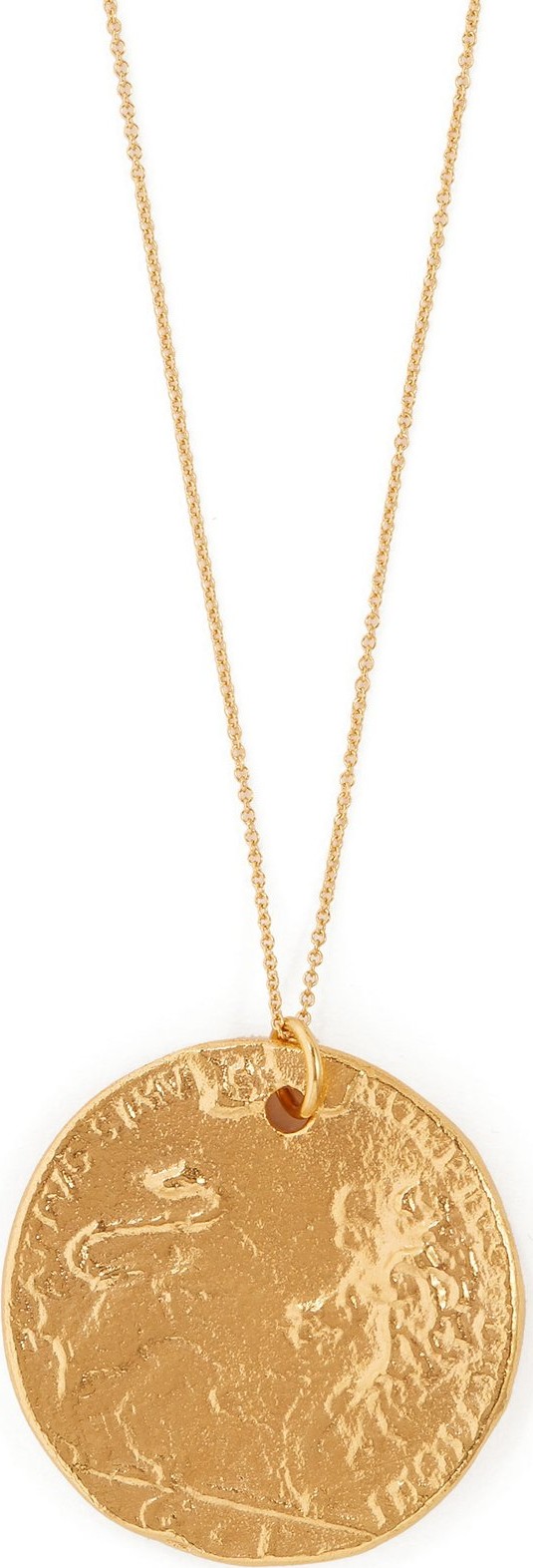 Alighieri Il Leone 24kt gold-plated necklace
